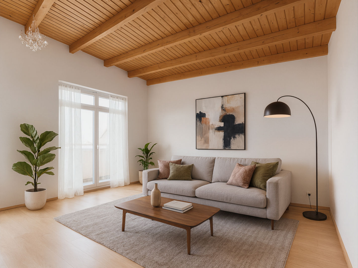Großzügiger Balkon &amp;amp; viel Freiraum – Helle Wohnung mit besonderem Wohngefühl (Variante)